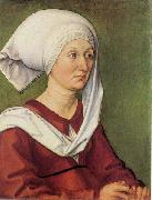 Albrecht Durer Portrat der Barbara Durer, geb. Holper oil